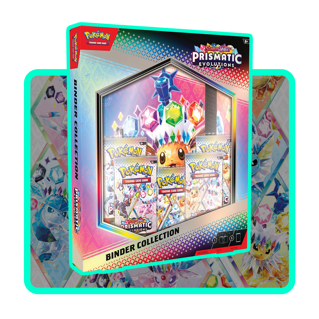 Pokemon Prismatic Evolutions Binder Collection Box