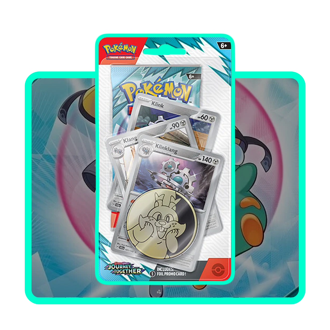 Pokemon Journey Together Premium Checklane Blister Pack (1 Pack+3 Cards)