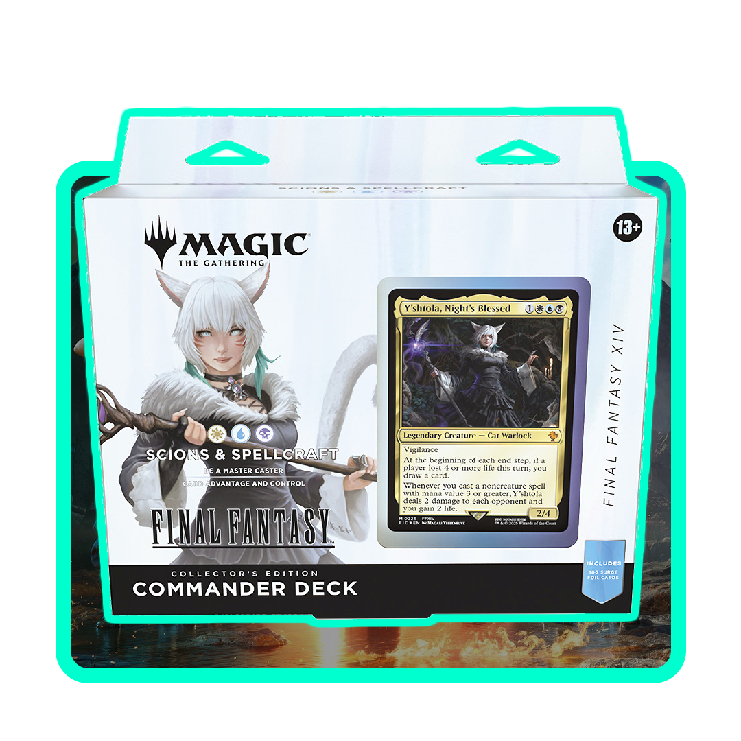 Magic The Gathering Final Fantasy Scions & Spellcraft Collector's Edition Commander Deck