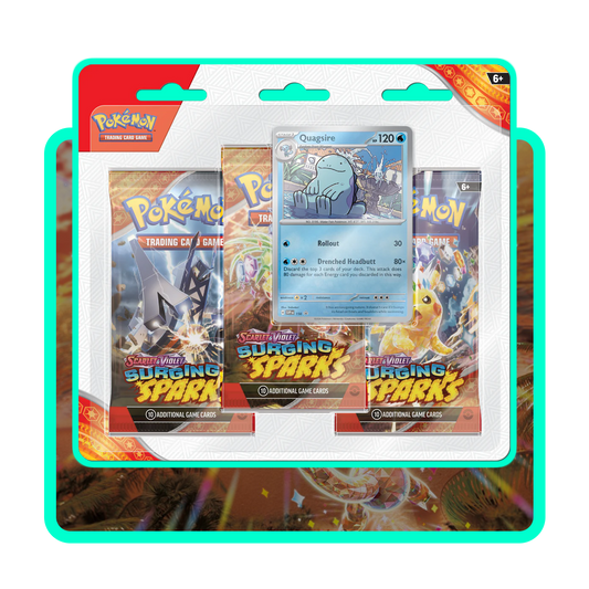 Pokemon Surging Sparks Blister Pack (3 Packs+Promo)